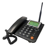 Telefone De Mesa Rural Celular Fixo Gsm Chip Zte Wp623 Expo Cor Preto 110v 220v