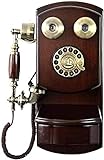 Telefone De Parede Antigo Com Discagem Rotativa Vintage Estilos Retrô Vintage Telefone Residencial De Parede Antiquado Mecânico Excellent1