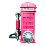 Telefone Decorativo Cabine Londres Vintage Enfeite Decoração