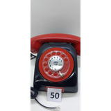 Telefone Ericsson DLG Preto vermelho Brilho