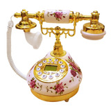 Telefone Fixo Vintage Telefone Antigo Com Fio Botão De