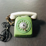 Telefone Gancho Verde Vintage Antigo Anos