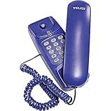 Telefone Gôndola Com Bloqueador Colorido Kxt3026x Teleji Azul