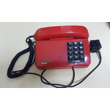 Telefone Gradiente Vermelho Antigo Funcionando