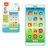 Telefone Infantil Baby Phone Brinquedo Para Bebes Azul Buba
