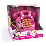 Telefone Infantil Foninho Sonoro Disney Junior Minnie Elka