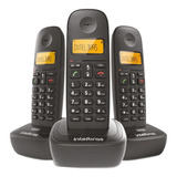 Telefone Intelbras Ts 2513 Sem Fio Cor Preto