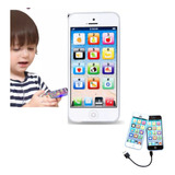 Telefone Interativo Touch Infantil Criança Brinquedo Luz Som