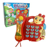Telefone Musical Abelha Brinquedo Educativo Animais