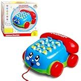 Telefone Musical C- Rodas De Carrinho Luzes E Som De Animais