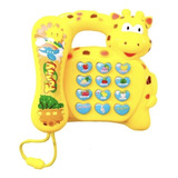 Telefone Musical De Girafa Bebê Brinquedo