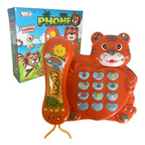 Telefone Musical Tigre Brinquedo Educativo Animais