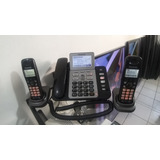Telefone Panasonic 2 Linhas E 2 Ramais Sem Fio