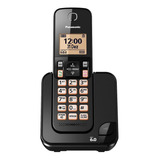 Telefone Panasonic Central Kx tgc350 Sem Fio 220v Cor Preto