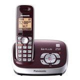 Telefone Panasonic Kx-tg6572r Sem Fio - Cor Vinho