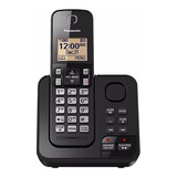 Telefone Panasonic Kx tgc360 Sem Fio   Cor Preto