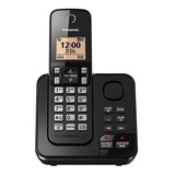 Telefone Panasonic Kx tgc362b Sem Fio Rurais Cor Preto