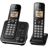 Telefone Panasonic Sem Fio 1.6g Kxt-gc362lab 2 Bases 110v