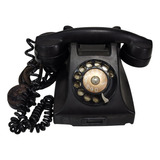 Telefone Preto Antigo Ericsson