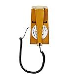 Telefone Retrô- Telefone De Parede Artisam Com Fio- Telefone De Parede Fixo Vintage- Mostrador Giratório De Parede Antigo Para Escritório Em Casa- Hotel- Escola -café Leve-