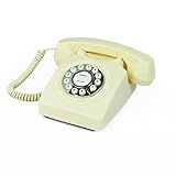 Telefone Retrô- Telefone Fixo TelPal Com Fio- Telefone Clássico Vintage Antigo Para Casa E Escritório- Presente De Telefone Doméstico Com Fio Para Idosos- Telefone De Mesa Com Fio Anapg