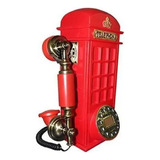 Telefone Retro Vintage Cabine Telefônica De Londres Com Id 