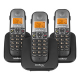 Telefone S Fio Viva Voz Ts5123 Com 2 Ramais Preto Intelbras