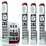 Telefone Sem Fio Amplificado Panasonic KX