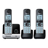 Telefone Sem Fio Com Base + 2 Ramais Panasonic Kx-tg6713lb