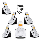 Telefone Sem Fio E 5 Ramal Intelbras Entrada Chip Celular 3g Cor Preto