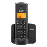 Telefone Sem Fio Elgin Tsf8001 Identificador De Chamada Vi Cor Preto