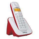 Telefone Sem Fio Intelbras Branco Com Vermelho Ts 3110