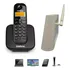 Telefone Sem Fio Intelbras Para Chip 4g Claro Vivo Oi Tim Bc Cor Preto 110v/220v