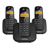 Telefone Sem Fio Intelbras Ts3113 Ramal identificador Preto