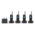 Telefone Sem Fio Motorola Dect 6.0 Longo Alcance 4 Monofones