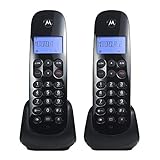 Telefone Sem Fio Motorola MOTO700 MRD2 1 Ramal Com Identificador De Chamadas Digital Preto