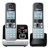Telefone Sem Fio Panasonic Combo Base 1 Ramal Cinza KX TG6722LBB