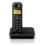 Telefone Sem Fio Philips Preto Aparelho Com Identificador