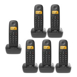 Telefone Sem Fio Ts 2510 5 Ramais Ts 2511 Intelbras Cor Preto