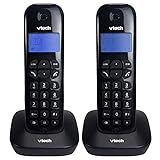 Telefone Sem Fio Vt680-mrd2 Dect 6. 0 Digital Com Identificador De Chamadas, Vtech, 3302461, Preto