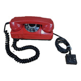 Telefone Tijolinho Anos 60 Vintage Cor Original Vermelho