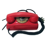 Telefone Tijolinho Antigo Raríssimo Vermelho Lindo