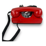 Telefone Tijolinho Multitel Vermelho Antigo