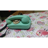 Telefone Tijolinho Verde Vintage Para Decoração Sem Testar