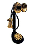 Telefone Vintage Antigo Decoração Em Resina
