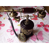 Telefone Vintage Decorativo De Disco