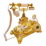 Telefone Vintage Retrô Telefone Fixo Decorativo Fácil De