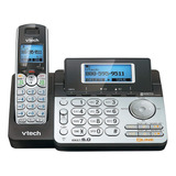 Telefone Vtech Ds6151-2 Sem Fio - Cor Preto/prateado