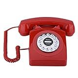 Telefones Fixos Telefone De Discagem Retro Vintage Antiquários Números De Telefone Armazenamento Clear Telephone Retro Para O Escritório Em Casa Telefono