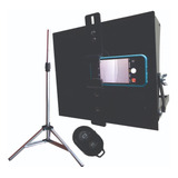 Teleprompter Baby Retrátil tripé suporte controle Plays